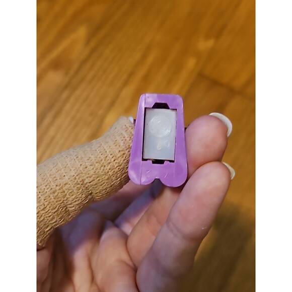 Vintage White Lamb Red Bow Purple 1979 Pez 4 Inch Dispenser With Feet - Picture 10 of 12